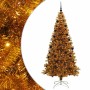 Árbol de Navidad con 300 LED con soporte Dorado 210 cm PET
