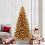Árbol de Navidad con 300 LED con soporte Dorado 210 cm PET