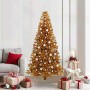 Árbol de Navidad con 300 LED con soporte Dorado 210 cm PET