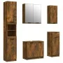 Set muebles de baño 5 piezas madera contrachapada roble ahumado de vidaXL, Muebles de baño - Ref: Foro24-3115857, Precio: 262...