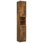 5-teiliges Badmöbel-Set aus geräuchertem Eichensperrholz von vidaXL, Badezimmermöbel - Ref: Foro24-3115857, Preis: 262,97 €, ...