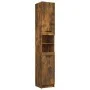 Set muebles de baño 5 piezas madera contrachapada roble ahumado de vidaXL, Muebles de baño - Ref: Foro24-3115857, Precio: 262...