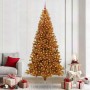 Árbol de Navidad con 300 LED con soporte Dorado 240 cm PET