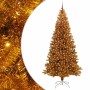 Árbol de Navidad con 300 LED con soporte Dorado 240 cm PET