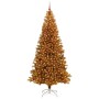 Árbol de Navidad con 300 LED con soporte Dorado 240 cm PET