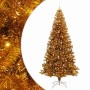 Árbol de Navidad con 300 LED con soporte Dorado 240 cm PET