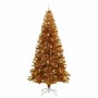 Árbol de Navidad con 300 LED con soporte Dorado 240 cm PET