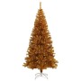 Árbol de Navidad con 300 LED con soporte Dorado 240 cm PET