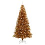 Árbol de Navidad con 300 LED con soporte Dorado 240 cm PET