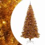 Árbol de Navidad con 300 LED con soporte Dorado 240 cm PET
