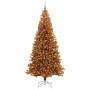 Árbol de Navidad con 300 LED con soporte Dorado 240 cm PET