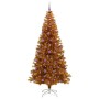 Árbol de Navidad con 300 LED con soporte Dorado 240 cm PET
