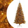 Árbol de Navidad con 300 LED con soporte Dorado 240 cm PET