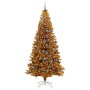 Árbol de Navidad con 300 LED con soporte Dorado 240 cm PET