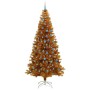 Árbol de Navidad con 300 LED con soporte Dorado 240 cm PET