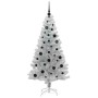 Árbol de Navidad con 150 LED con soporte Plateado 150 cm PET