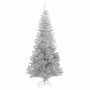 Árbol de Navidad con 300 LED con soporte Plateado 180 cm PET