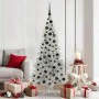 Árbol de Navidad con 300 LED con soporte Plateado 180 cm PET