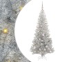 Árbol de Navidad con 300 LED con soporte Plateado 180 cm PET