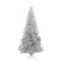 Árbol de Navidad con 300 LED con soporte Plateado 180 cm PET