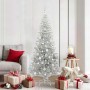 Árbol de Navidad con 300 LED con soporte Plateado 180 cm PET