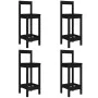 Set de mesa y taburetes altos jardín 5 piezas madera pino negro von vidaXL, Gartensets - Ref: Foro24-3154744, Preis: 304,40 €...