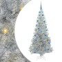 Árbol de Navidad con 300 LED con soporte Plateado 180 cm PET
