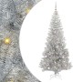 Árbol de Navidad con 300 LED con soporte Plateado 210 cm PET