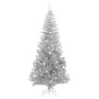 Árbol de Navidad con 300 LED con soporte Plateado 240 cm PET