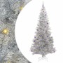 Árbol de Navidad con 300 LED con soporte Plateado 240 cm PET