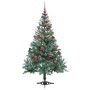 Árbol de Navidad artificial Verde 150 cm PVC y acero