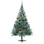 Árbol de Navidad artificial Verde 150 cm PVC y acero