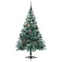 Árbol de Navidad artificial Verde 150 cm PVC y acero