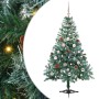 Árbol de Navidad artificial Verde 150 cm PVC y acero