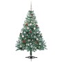 Árbol de Navidad artificial Verde 150 cm PVC y acero