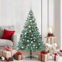 Árbol de Navidad artificial Verde 150 cm PVC y acero