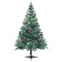 Árbol de Navidad artificial Verde 150 cm PVC y acero