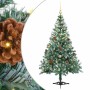 Árbol de Navidad artificial Verde 150 cm PVC y acero