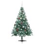 Árbol de Navidad artificial Verde 150 cm PVC y acero