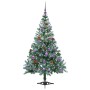 Árbol de Navidad artificial Verde 150 cm PVC y acero