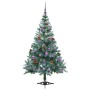 Árbol de Navidad artificial Verde 150 cm PVC y acero