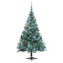 Árbol de Navidad artificial Verde 150 cm PVC y acero