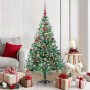 Árbol de Navidad artificial Verde 150 cm PVC y acero