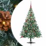 Árbol de Navidad artificial Verde 150 cm PVC y acero