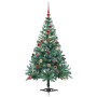 Árbol de Navidad artificial Verde 150 cm PVC y acero