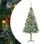 Árbol de Navidad artificial Verde 180 cm PVC y acero