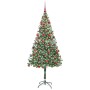 Árbol de Navidad artificial Verde 180 cm PVC y acero