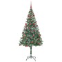 Árbol de Navidad artificial Verde 180 cm PVC y acero