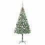 Árbol de Navidad artificial Verde 180 cm PVC y acero