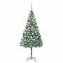 Árbol de Navidad artificial Verde 180 cm PVC y acero